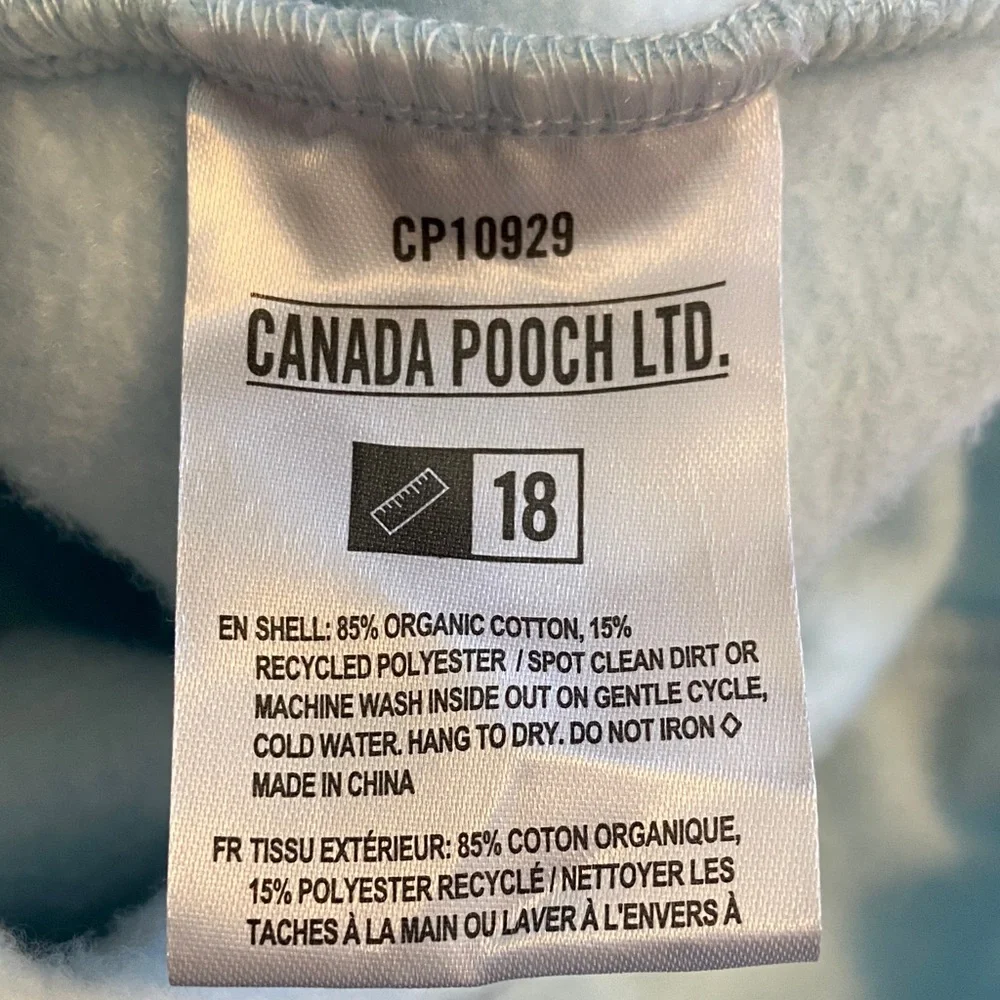 Canada Pooch Size 18 Full Body Hoodie - Picture 2 of 6